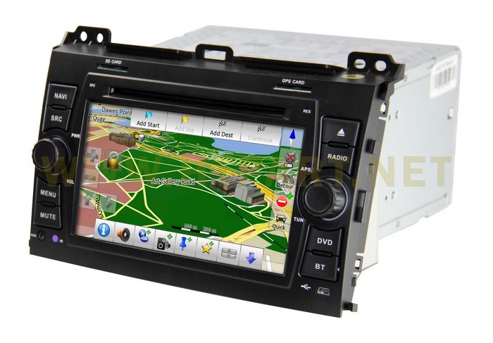 TOYOTA PRADO 2006 DVD-GPS