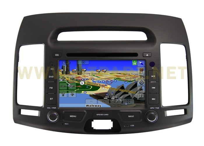  Hyundai Elantra 2008 DVD-GPS